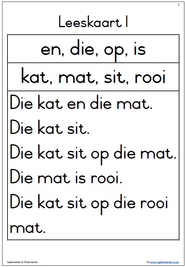 Intervensie Leeskaarte 2 - Image 2