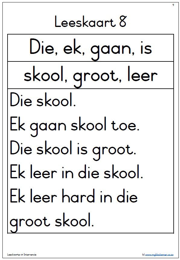 Intervensie Leeskaarte 2 - Image 3