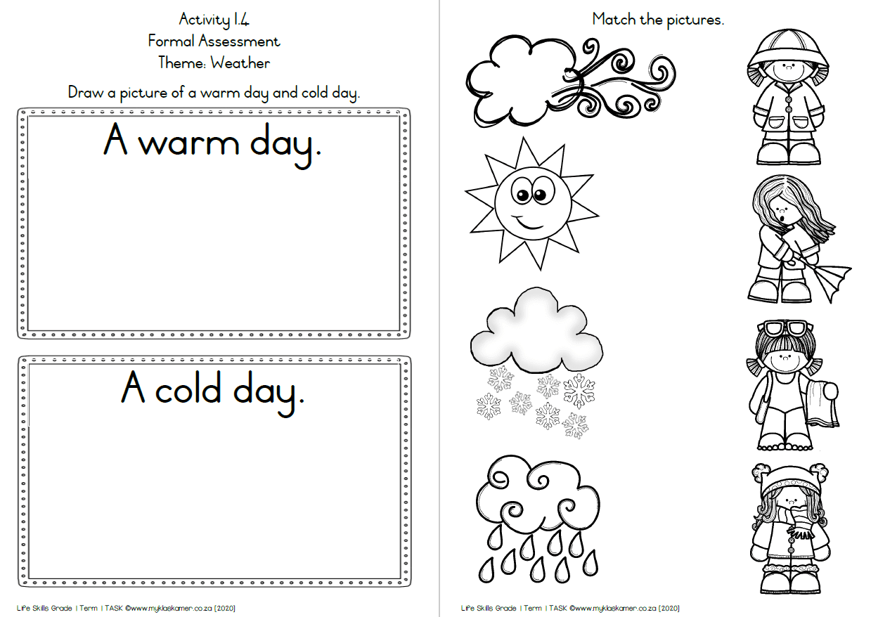 (2022) Grade 1 Life Skills Term 1 ASSESSMENT - Image 2
