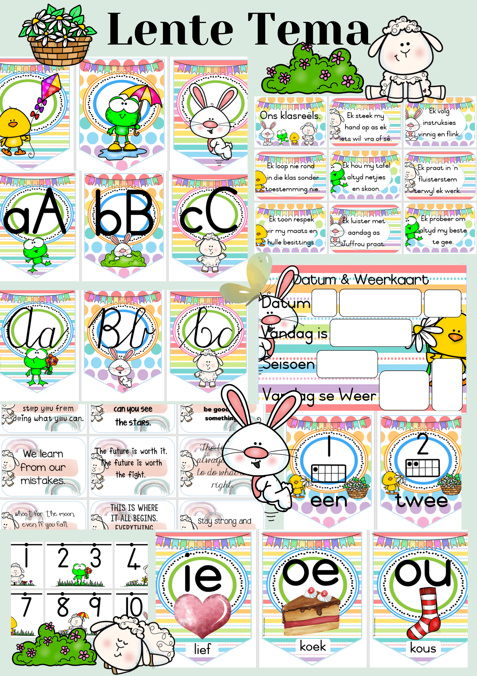 Lente Klaskamer Tema