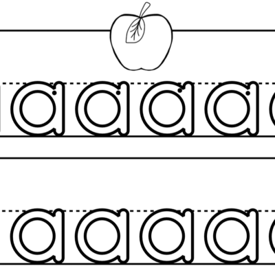 Letter Formation: Trace the Letter