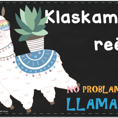 Llama Klaskamer Reëls