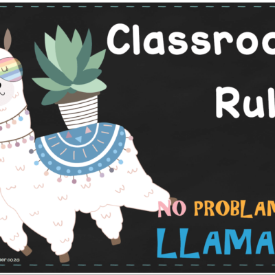 Llama Classroom Rules
