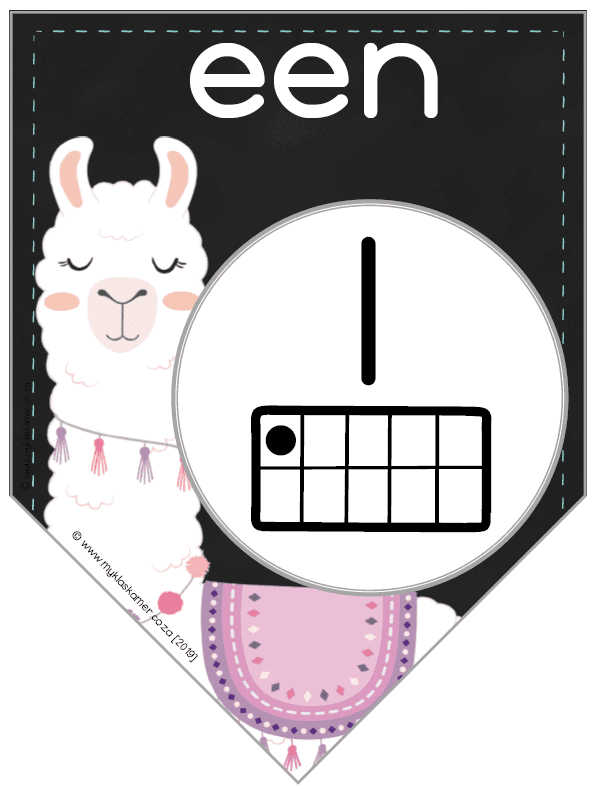 Llamas Getalle 1-1000 Vlaggies - Image 2