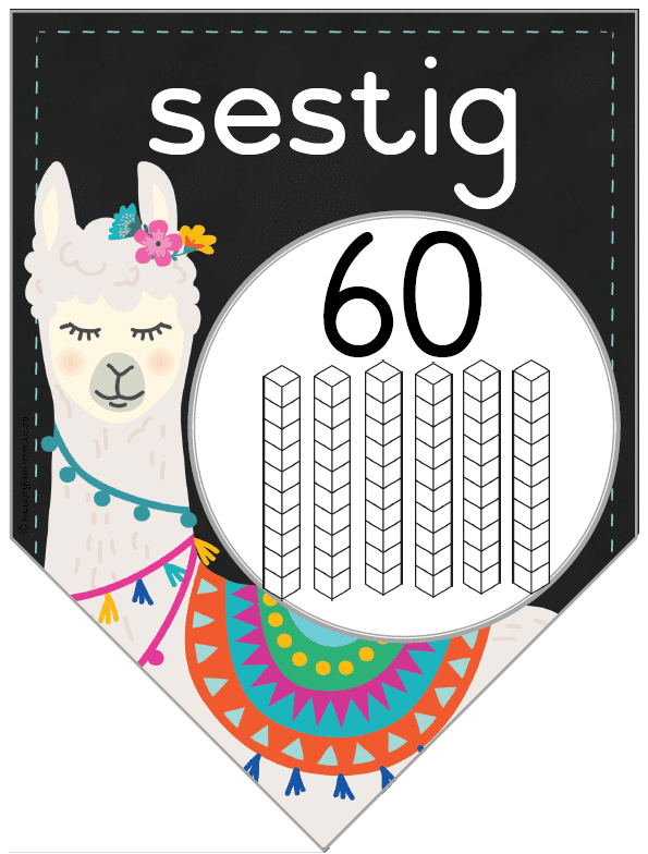 Llamas Getalle 1-1000 Vlaggies - Image 4