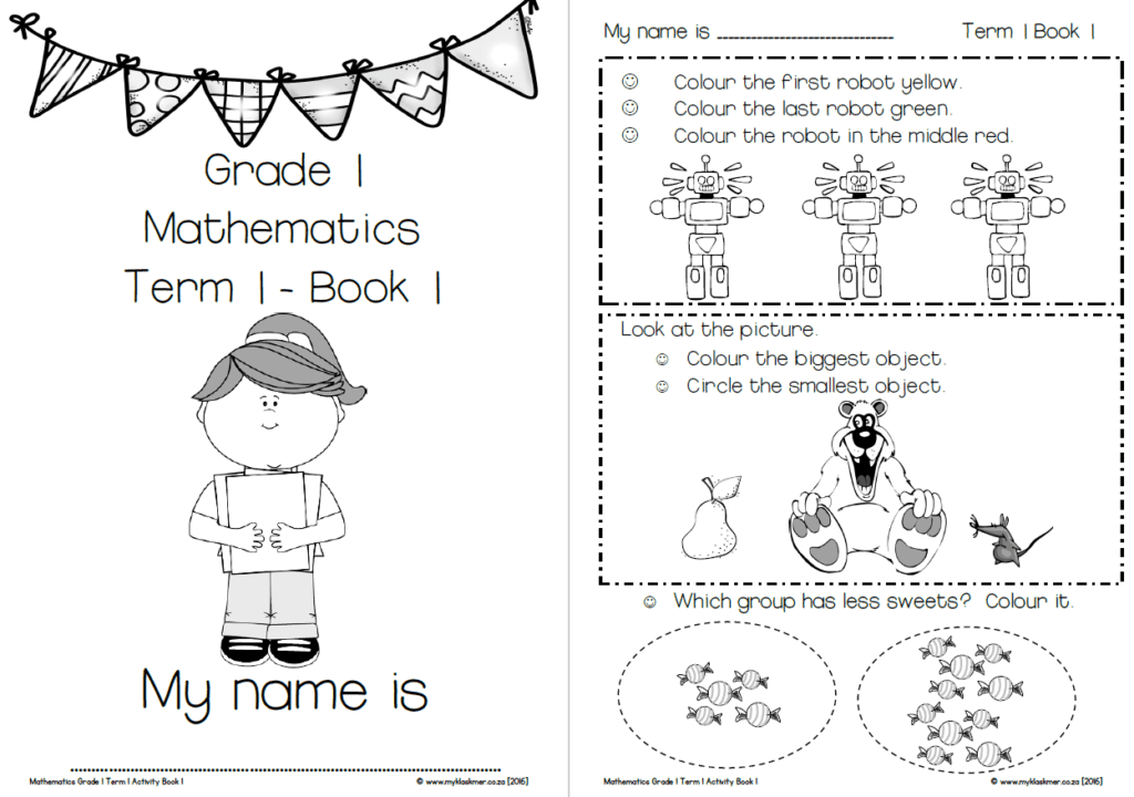 Grade 1 Mathematics Activity Book Term 1 - My Klaskamer