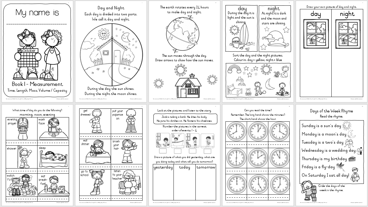 Grade 1 Book 1: Measurement - Image 2
