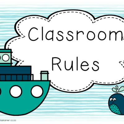 Nautical Classroom Rules