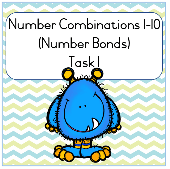 Grade 1 Number Bonds Task 1 (1-10)