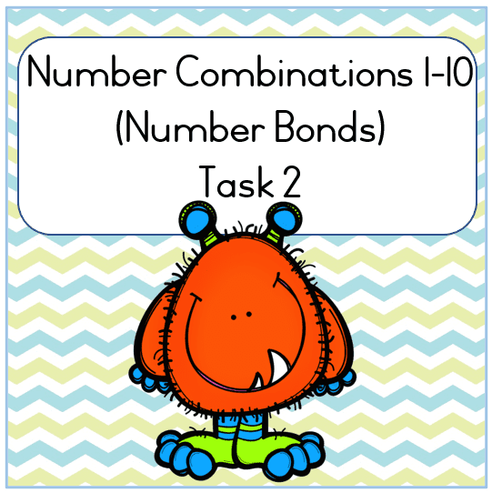 Grade 1 Number Bonds Task 2 (1-10)
