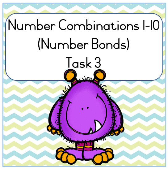 Grade 1 Number Bonds Task 3 (1-10)