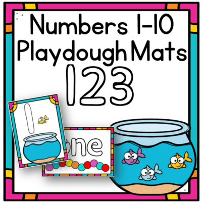 Numbers 1-10 Playdough Mats