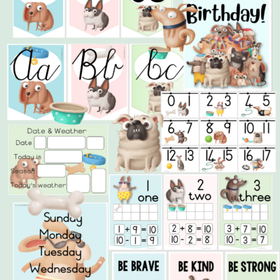Only Dogs Classroom Theme