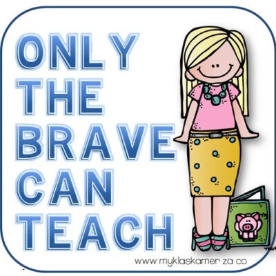 Poster: ONLY THE BRAVE CAN TEACH