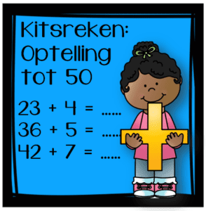 Kitsreken: Optelling tot 50 - My Klaskamer
