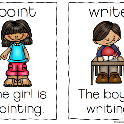 Picture Cards: Action Words