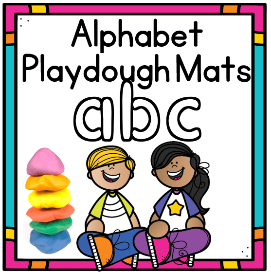 Alphabet Playdough Mats