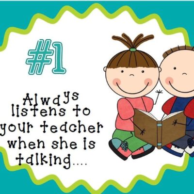 Poster: Classroom Rules