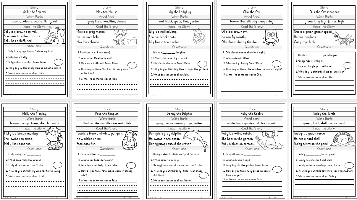 Simple Reading Comprehension Stories - Image 2