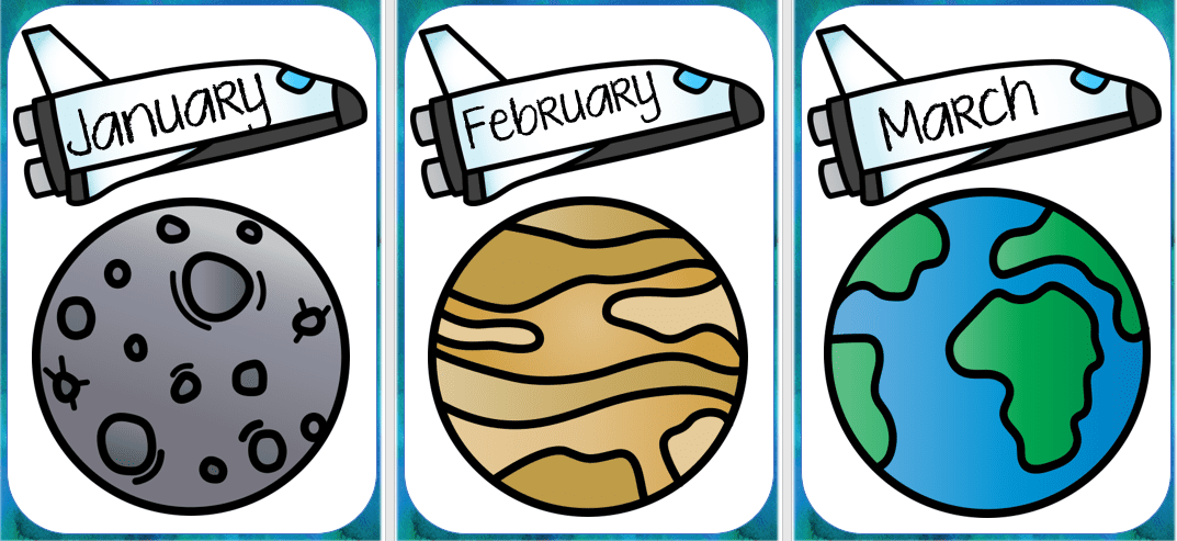 Space Birthday Chart - Image 2