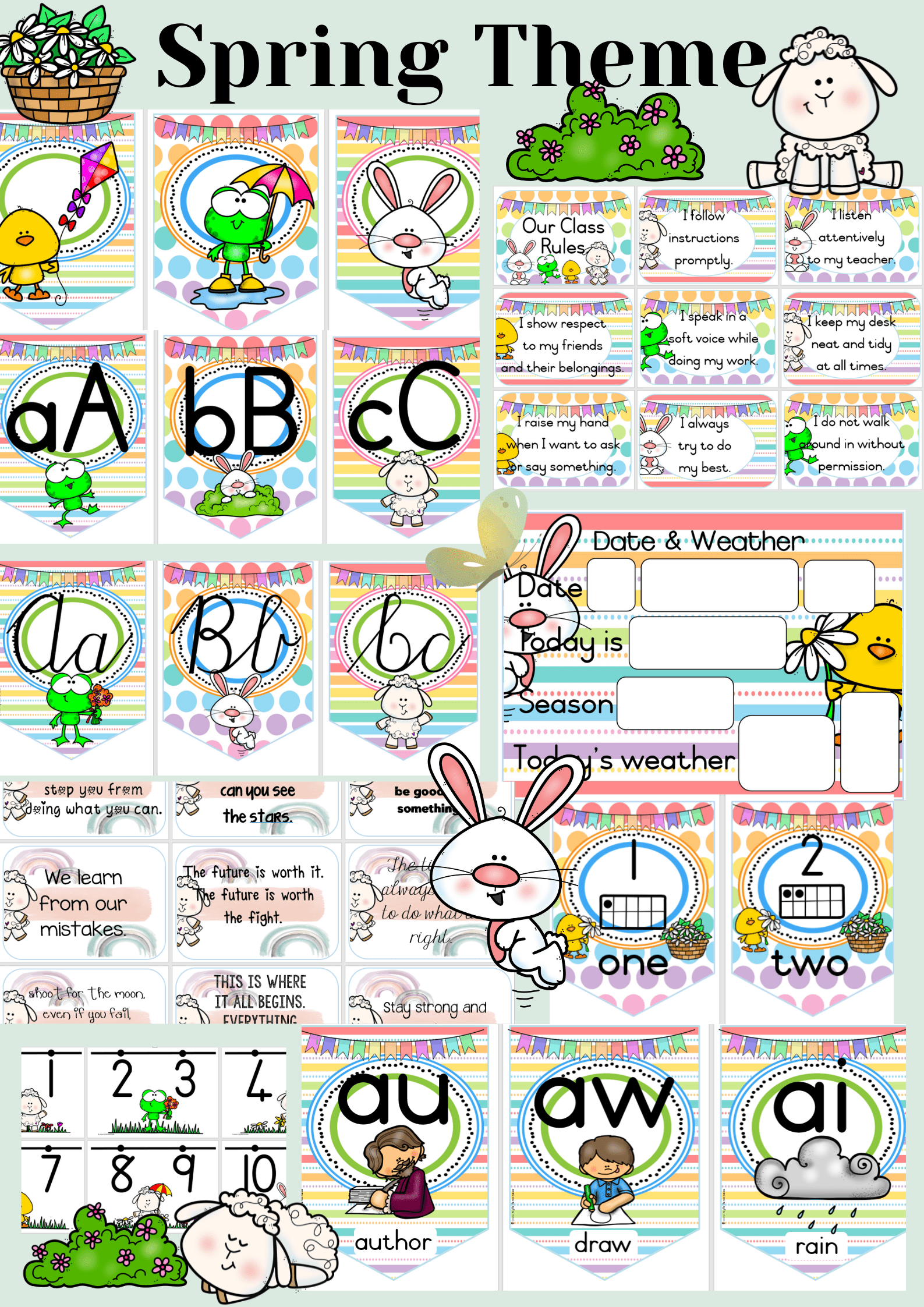 Spring Classroom Theme