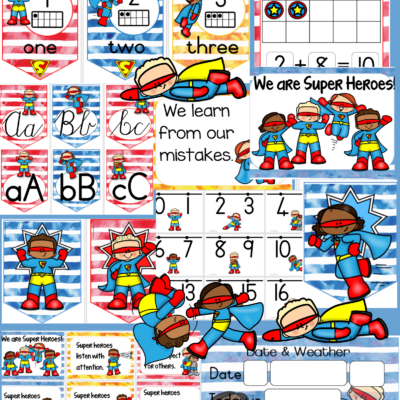 Superhero Classroom Theme