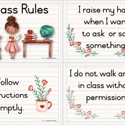 Teacher Inspire Class Rules