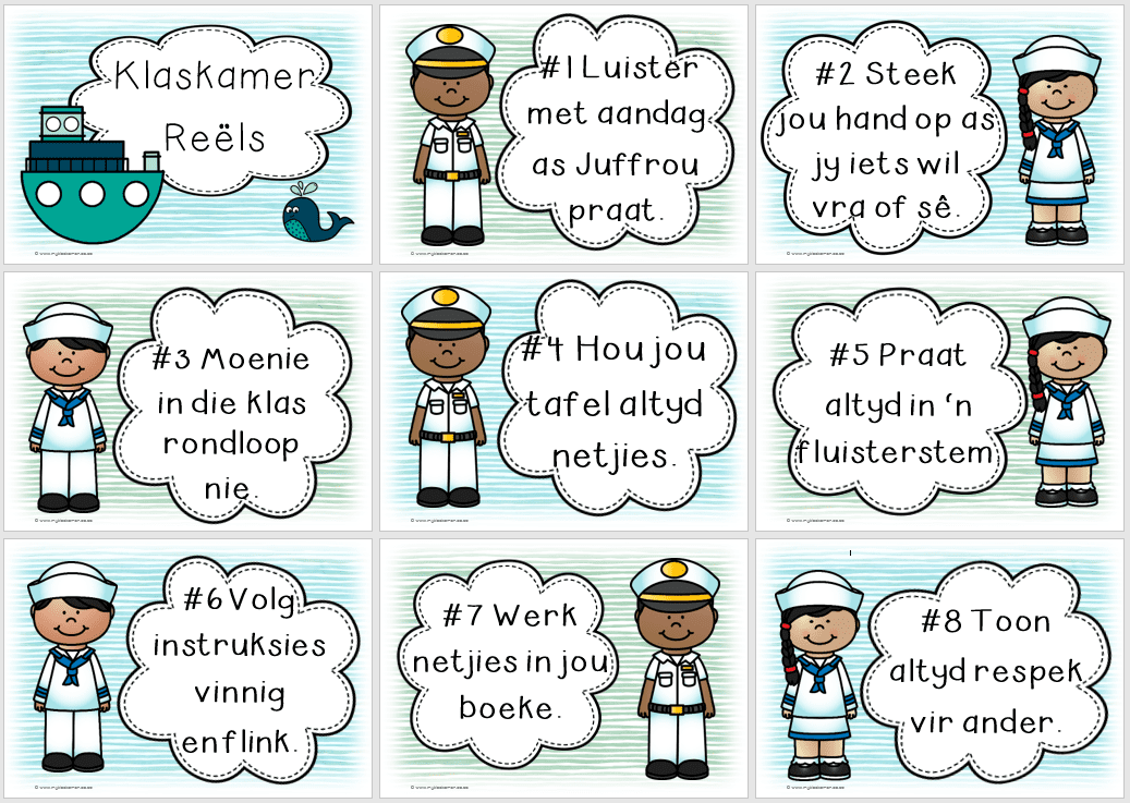 Vloot Klaskamer Reëls - Image 2