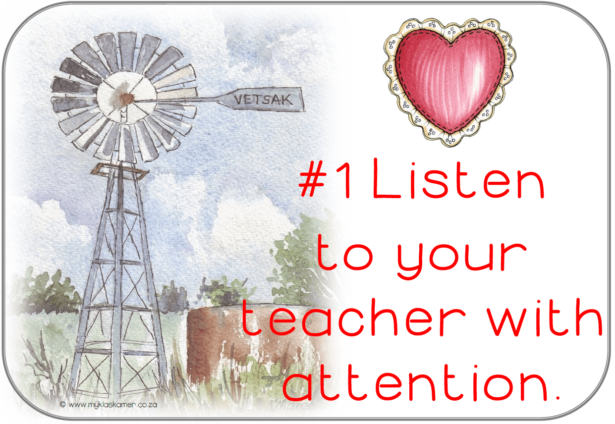 Windpump Classroom Rules