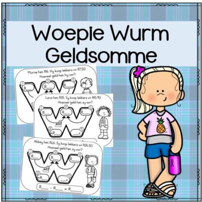 Woepie Wurm Geldsomme tot R99
