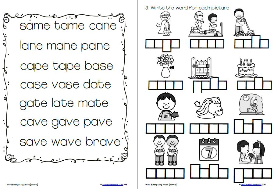 Word Building: Long Vowel with silent -e (CVCV) - Image 4