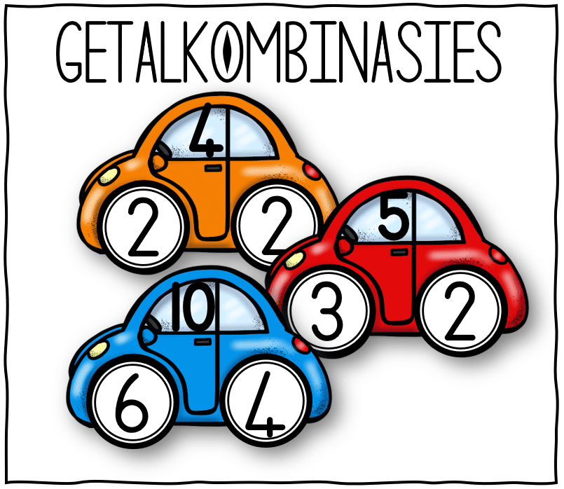 Getalkombinasies tot 12 (Karretjies)