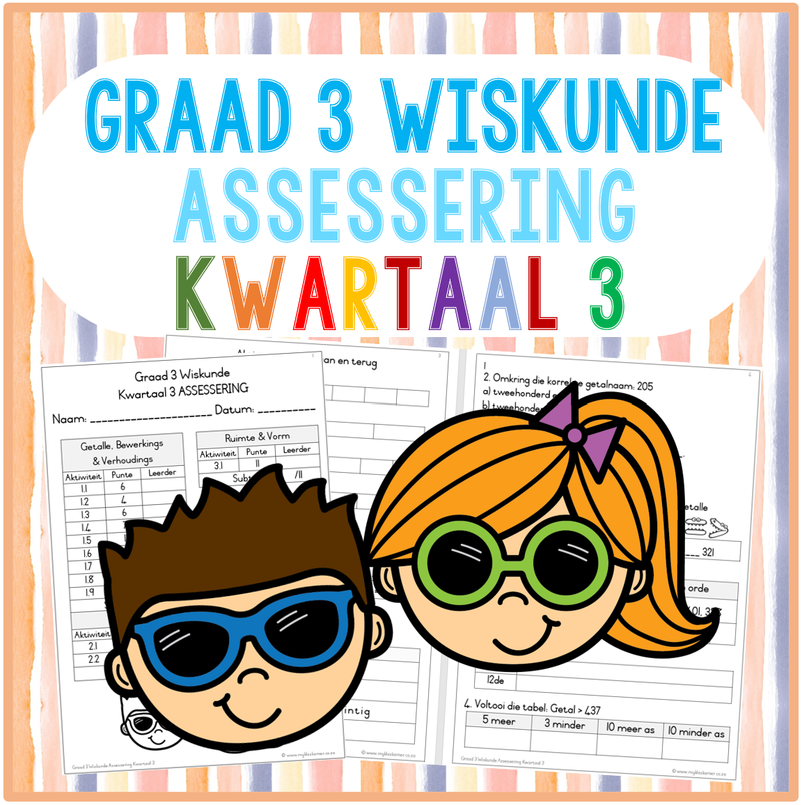 (2025) Graad 3 Wiskunde Kwartaal 3 ASSESSERING