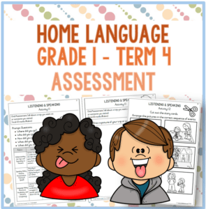 (2025) Grade 1 Home Language Term 4 ASSESSMENT - My Klaskamer