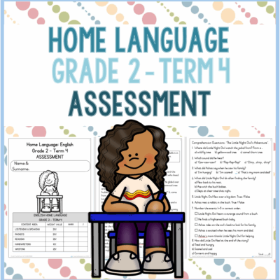 (2025) Grade 2 Home Language Term 4 ASSESSMENT
