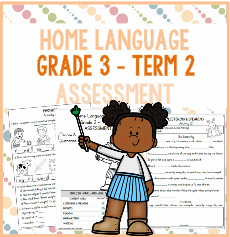 (2025) Grade 3 Home Language Term 2 ASSESSMENT - My Klaskamer