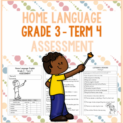 (2025) Grade 3 Home Language Term 4 ASSESSMENT