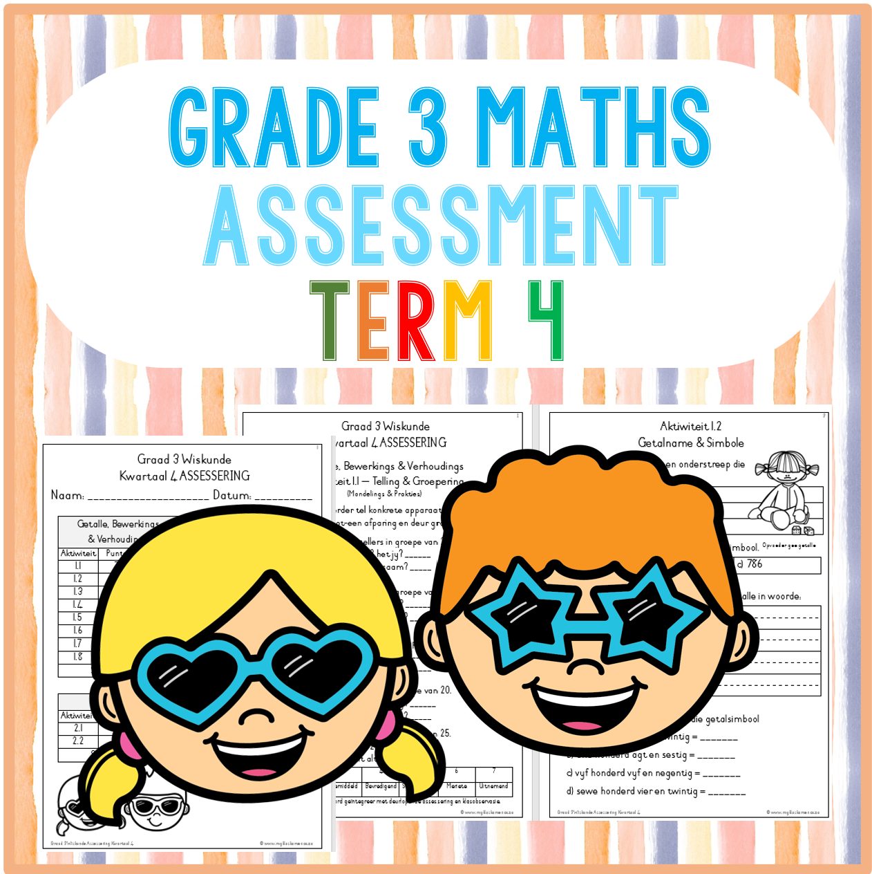 (2025) Grade 3 Mathematics Term 4 ASSESSMENT - My Klaskamer