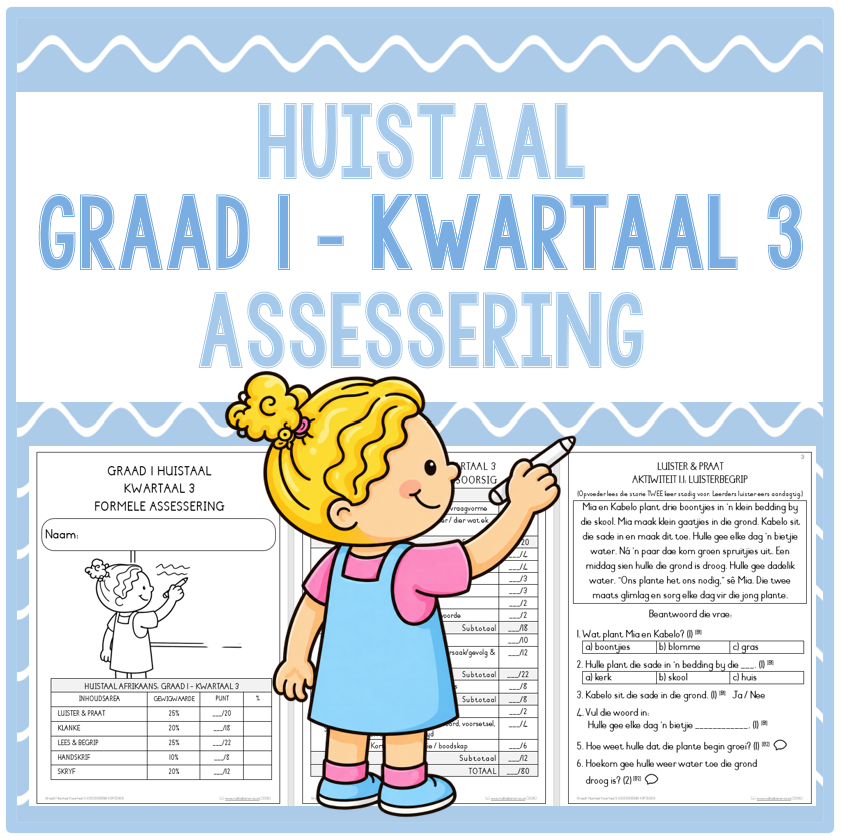 (2026) Graad 1 Huistaal Kwartaal 3 ASSESSERING