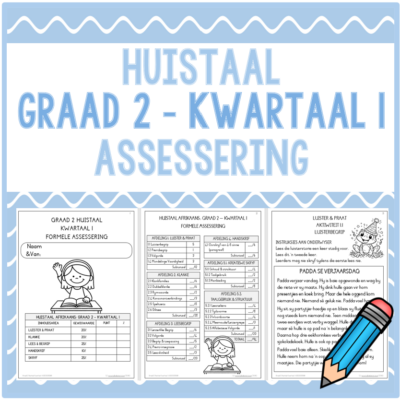 (2026) Graad 2 Huistaal Kwartaal 1 ASSESSERING