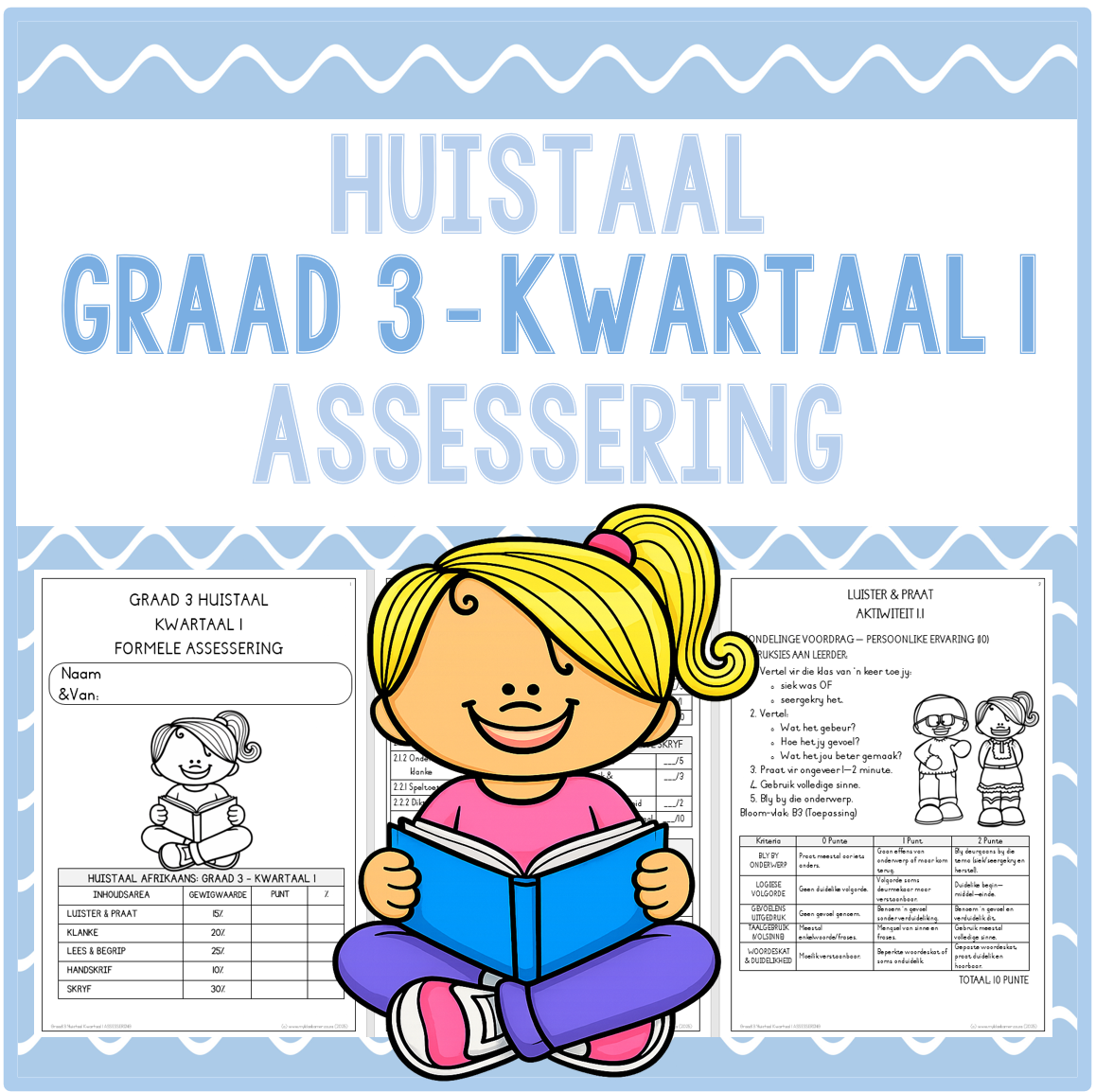 (2026) Graad 3 Huistaal Kwartaal 1 ASSESSERING