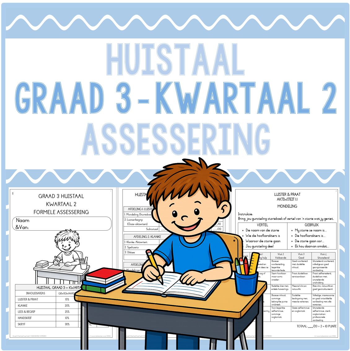 (2026) Graad 3 Huistaal Kwartaal 2 ASSESSERING