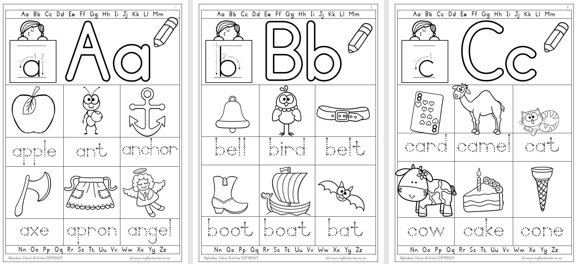 Alphabet Colour & Write Workbook - Image 2