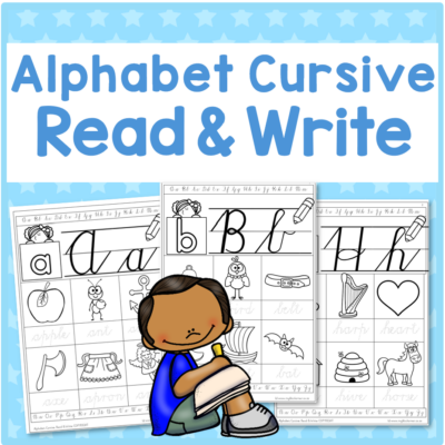 Alphabet Cursive Read & Write Workbook