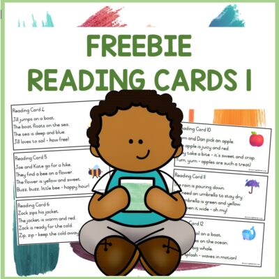 FREEBIE: Reading Cards 1