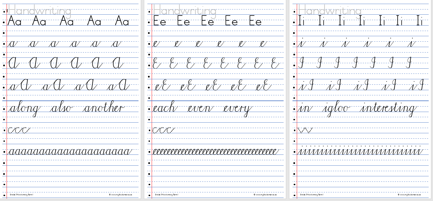 Handwriting Grade 3: Term 1-4 - Image 2