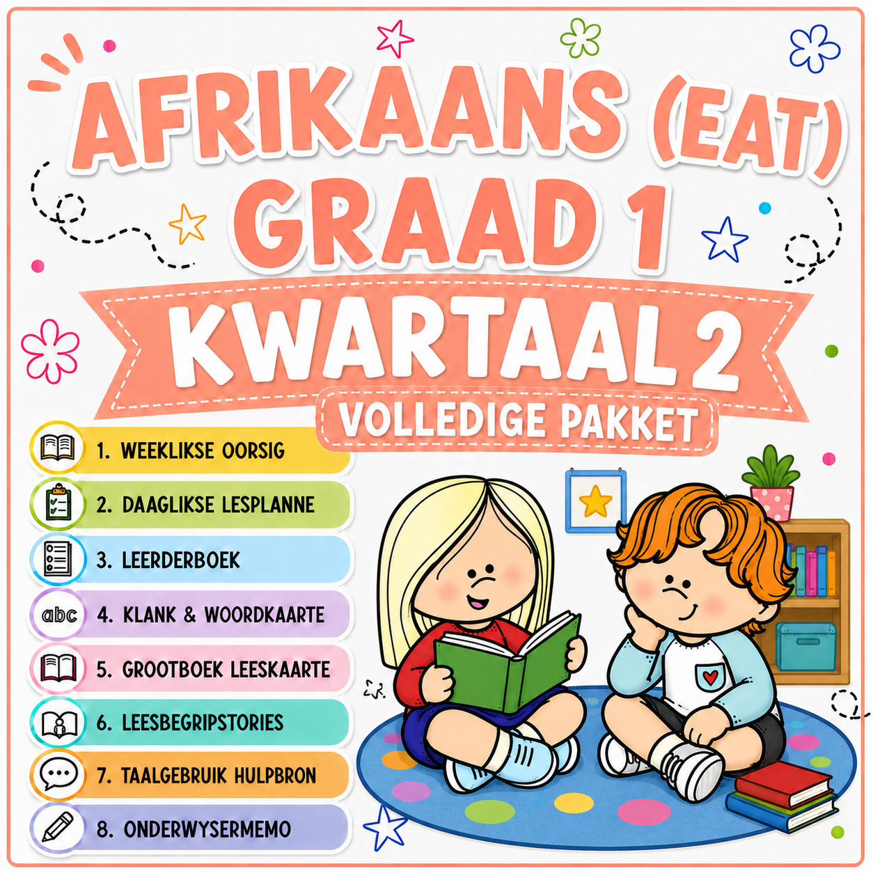 Graad 1 Afrikaans EAT Lesbeplanning Kwartaal 2