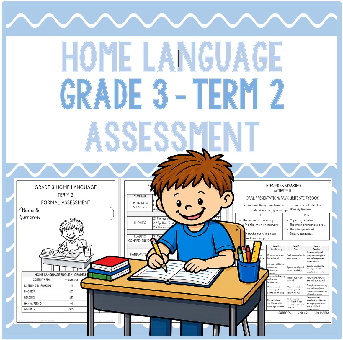 (2026) Grade 3 Home Language Term 2 ASSESSMENT