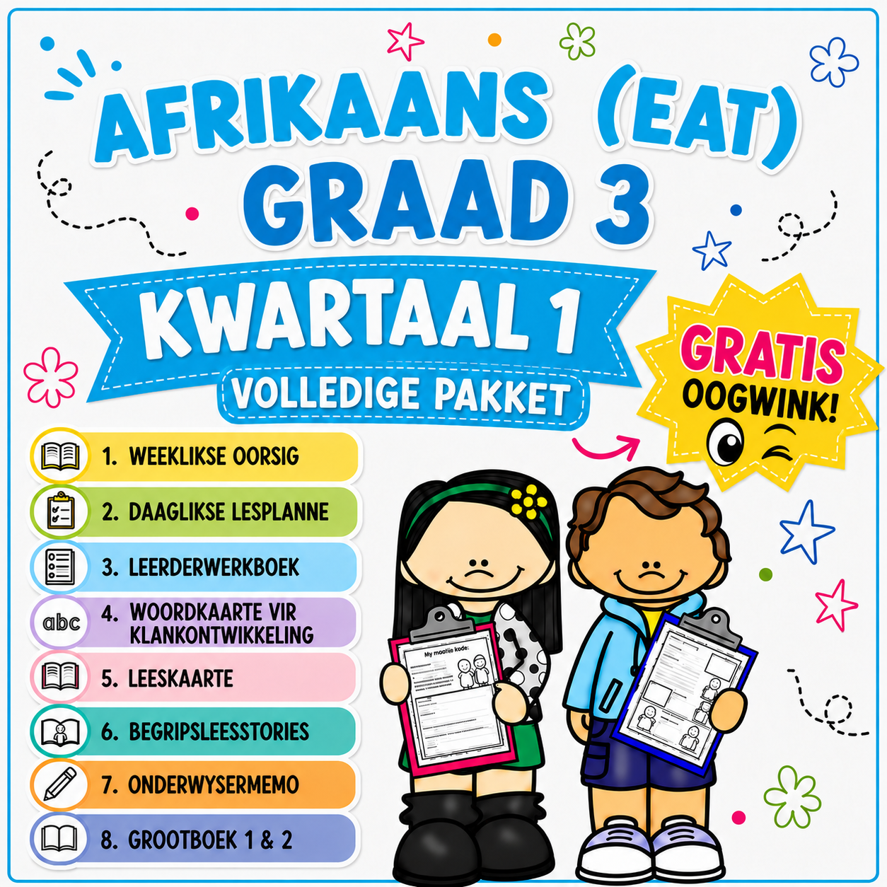 GRATIS OOGWINK: GRAAD 3 AFRIKAANS EAT PAKKET