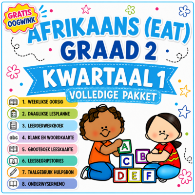 GRATIS OOGWINK: GRAAD 2 AFR EAT KWARTAAL 1 PAKKET
